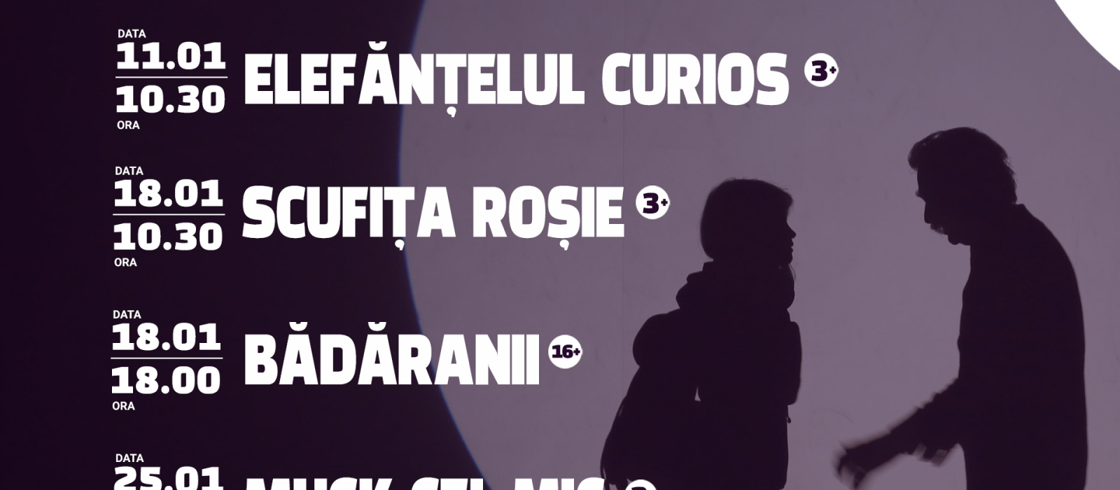 Primele spectacole ale noului an de la Teatrul ”Gulliver”
