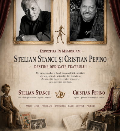 Expoziția In Memoriam Cristian Pepino și Stelian Stancu,  ”Destine dedicate teatrului”, la Festivalul ”Gulliver” 2026
